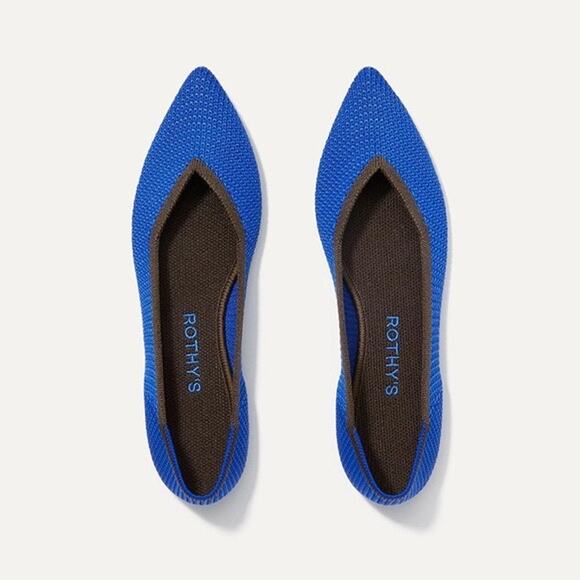 Rothy’s Limited Edition The Point in Lazuli Women’s Size 12 - Picture 1 of 8